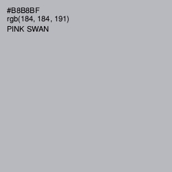 #B8B8BF - Pink Swan Color Image